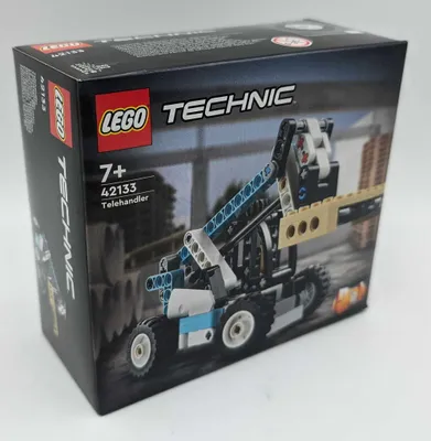 Produktbild von LEGO 42133 Technic 2-in-1 Teleskoplader Gabelstapler und Abschleppwagen Spielzeug, Baufahrzeug für Jungen und Mädchen ab 7 Jahren
