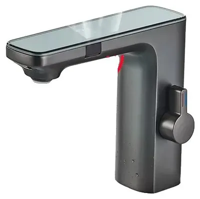 Produktbild von Waschtischarmatur, Touch-Sensor-Steuerung, LED-Temperaturanzeige, Grau