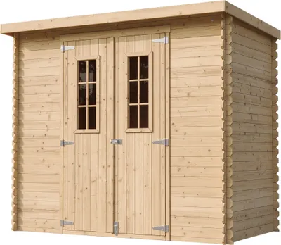 Obrázek produktu pro TIMBELA M310C Dřevěný zahradní domek - B239xL142xH200 cm/ 2,63 m2