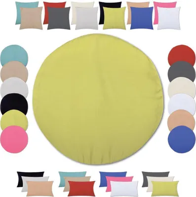 Produktbild von Kissenhülle (Serie Ellen) Ø 50cm Zierkissenhülle Dekokissenhülle Dekokissen, Farbe: Grün