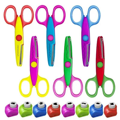 Productafbeelding van Kinderschaar Set met 8 Stuks Knipgereedschap