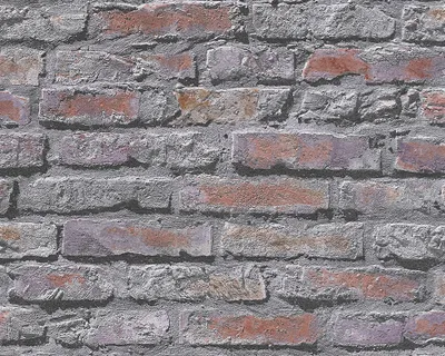 Produktbild von A.S. Création Papiertapete Dekora Natur 6, schwarzgrau, kupferbraun, signalweiß, rotlila, 10,05 m x 0,53 m, 954702, 95470-2