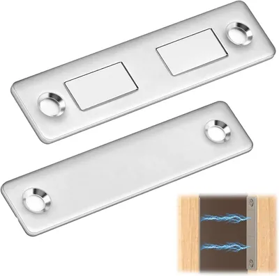 Immagine prodotto di Chiusure magnetiche per mobili, ultra-sottili, 2 pezzi, autoadesive, per armadi