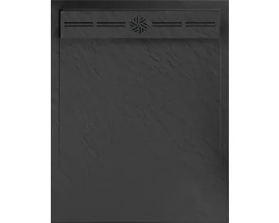 Produktbild von Jungborn Duschwanne VENTI 100 x 80 x 3 cm schwarz matt