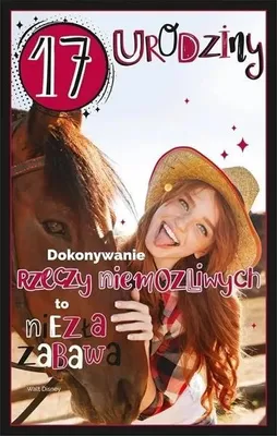 Immagine prodotto di Biglietto di auguri per il 17° compleanno U103 - AbCard