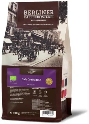 Produktbild von Berliner Kaffeerösterei - Café Crème (500g / Bohne)