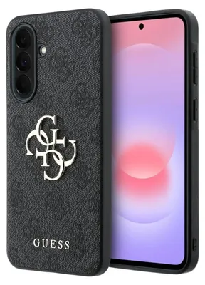 Obrázok produktu pre Púzdro Guess kožené 4G Metal Logo na Samsung Galaxy A37 5G čierne (GUHCSA374GMGGR)