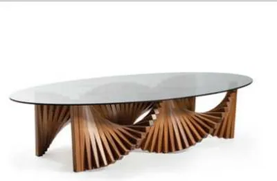 Produktbild von Design Wohnzimmertisch Couchtisch Luxus Kaffeetisch Tisch 157x80cm