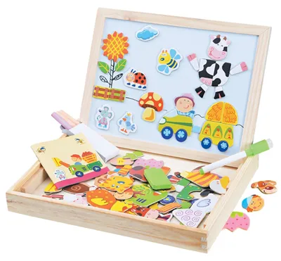 Obrázek produktu pro 2Kids Toys Magnetická tabulka Farma 102 dílků