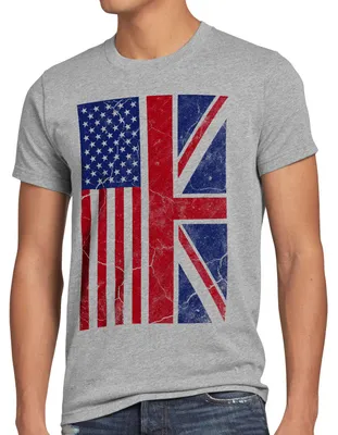 Produktbild von style3 USA Amerika Jack Union Herren T-Shirt Flagge Flag