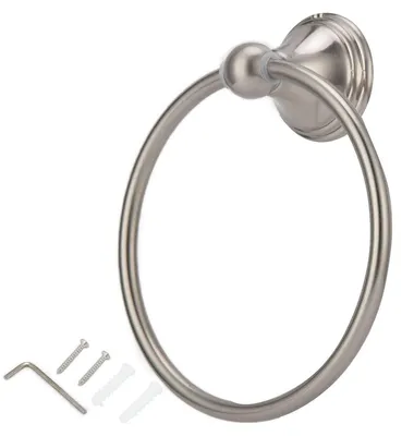 Immagine prodotto di Portasciugamani in stile retrò, finitura spazzolata, accessori per il bagno