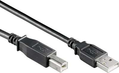 Obrázok produktu pre Allteq ALTQ-USBA-USBB-B-5, 5 m, USB A, USB B, USB 2.0, 0,48 Gbit/s, čierna farba
