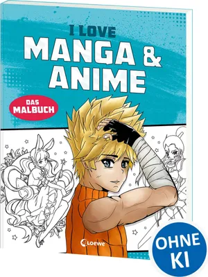 Produktbild von I love Manga & Anime - Das Malbuch