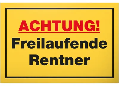 Spreuchsprüche-Board 30x20 cm – lustiges Rentner-Geschenk