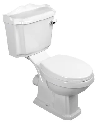 Immagine prodotto di WC combinato ANTIK retro + sedile WC, bianco