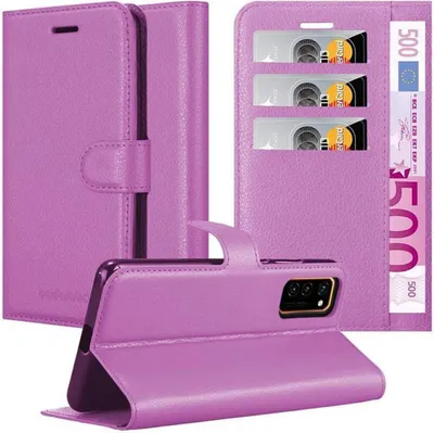 Produktbild von Cadorabo Hülle für Honor View 30 Schutz Hülle in Lila Handyhülle Etui Case Cover Magnetverschluss