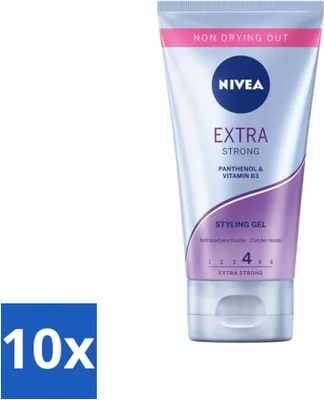 Immagine prodotto di NIVEA Styling Gel Extra Forte Tenuta Affidabile 150 ml - Confezione risparmio - 10 pezzi