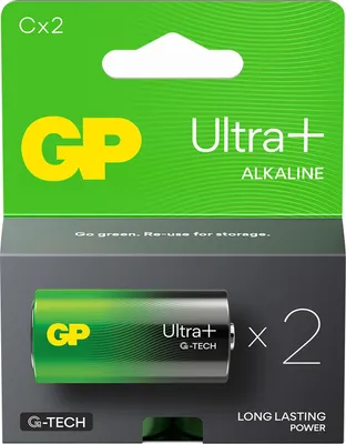 Obrázok produktu pre GP C Ultra Plus, alkalický (LR14) - 2 ks