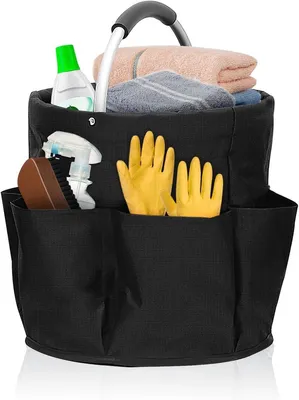 Produktbild von PromoHome® 17L Faltbare Picknicktasche mit 6 Fächern, wasserdicht, schwarz
