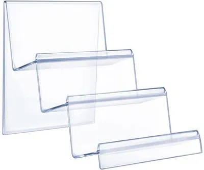 Obrázok produktu pre Ibenzoa® Priehľadný akrylový stojan, viacvrstvový – prezentačný stojan (14 x 14 x 12 cm) na doplnky, kozmetiku a šperky