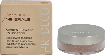 Produktbild von ARTDECO Mineral Powder, Pulver, Universal, Feuchtigkeitsspendend, Glanz, Beige, Natural Beige, Matte