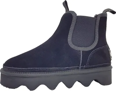 Produktbild von OOG  Damenschuhe Stiefel Gefüttert Schwarz Freizeit, Schuhgröße:40 EU