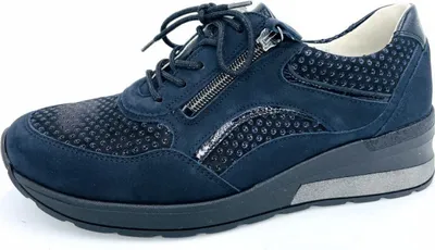 Produktbild von Waldläufer denver komma taipei Damen Schnürschuhe in Blau, Größe 8