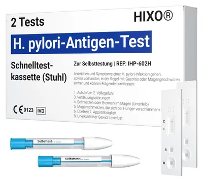 Produktbild von HIXO H. Pylori (Helicobacter Pylori) Schnelltest Stuhl