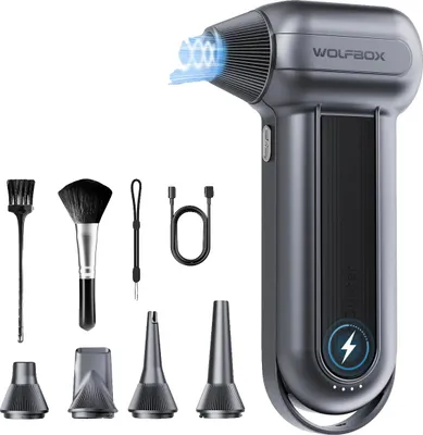Obrázek produktu pro Elektrický foukač prachu, vysokorychlostní proudění vzduchu, dobíjecí baterie, MF100
