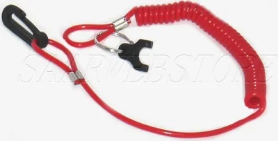Produktbild von allpa Notstoppclip mit Spiralschnur für Mariner/Tohatsu
