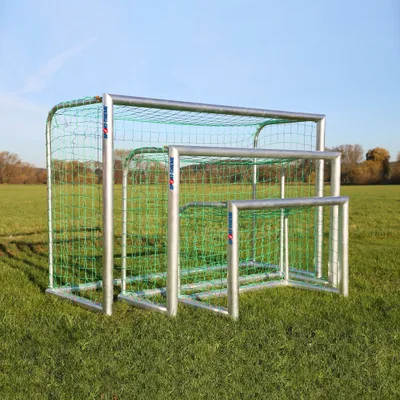 Produktbild von Sport-Thieme Mini-Fußballtor "Professional", Inkl. Netz, blau (MW 10 cm), 1,80x1,20 m, Tortiefe 0,70 m