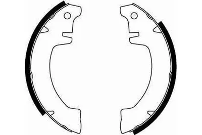 Produktbild von TRW Bremsbackensatz Trommelbremse Hinten für RENAULT 12 180mm GS8022