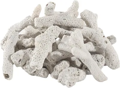 Image de Filtre pour aquarium Koraalstein, 500 g, adapté aux aquariums d'eau douce et d'eau salée, substrat filtrant naturel