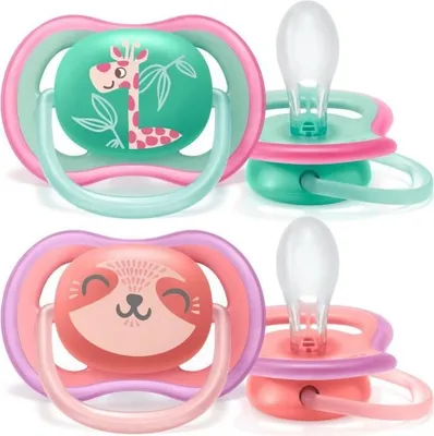 Zdjęcie produktu dla Philips AVENT Bardzo sztywny smoczek 18 m+ Smoczek ultra air, Klasyczny smoczek dziecięcy, Ortodontyczne, Silikon, Chłopak, dziewczyna, Możliwość umycia w zmywarce