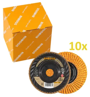 Obrázok produktu pre Rhodius 211410 JUMBO LONGLIFE TRIM Flap disc Stainless steel, Steel 10 pc(s)