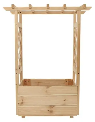 Produktbild von Pflanzkasten aus Kiefernholz, ca. 78 x 40 x 104 cm - Natur