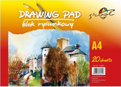 Obrázek produktu pro Blok Kreslicí A4 20Listů 90Gsm
