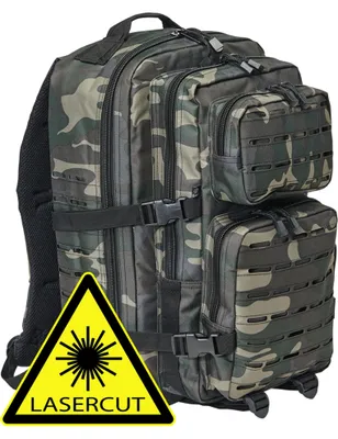 Image de Brandit US Cooper Lasercut Large Backpack darkcamo, OS