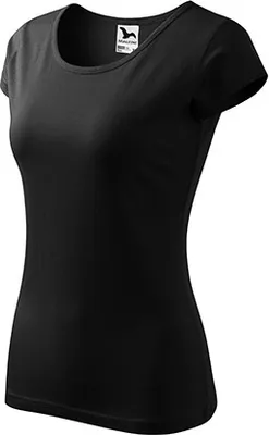 Image de T-shirt pour femme Malfini PURE 122 noir