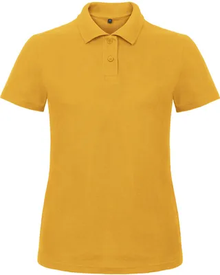 Produktbild von B&C PWI11 | Damen Polo ID.001 /Femininer Schnitt - Farbe: Chili Gold - Größe: L