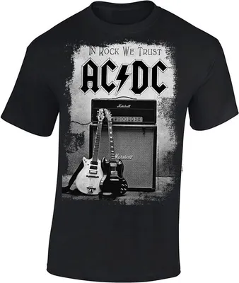 Zdjęcie produktu dla AC/DC In Rock We Trust Black 2XL Koszulka