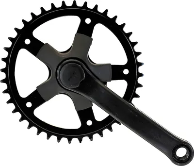 Produktbild von Messingschlager Kurbel 1-fach 40 Zähne 152 mm Kurbelgarnitur Tretkurbel Fahrradkurbel Kettenradgarnitur Singlespeed Fixie