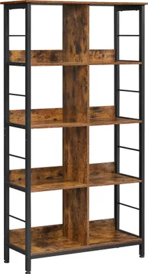 Produktbild von Regál na knihy do obývačky 80 x 33 x 149 cm Rustikálna hnedá