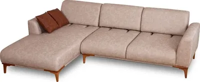 Produktbild von Beiges L-Form Ecksofa Wohnzimmer Designer Couch  Sitzmöbel Neu JVmoebel