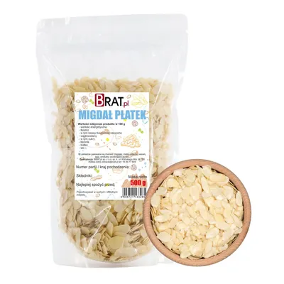 Immagine prodotto di Scaglie di mandorle 500g Brat.pl