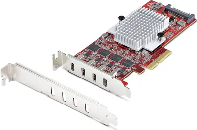 Produktbild von StarTech.com 4-Port-USB-Typ-C-PCIe-Karte, USB-C
