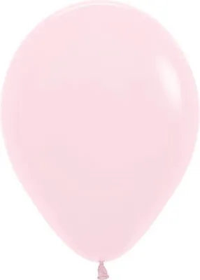 Obrázok produktu pre Latexové balóny Sempertex, pastelovo matné ružové, 12 cm, 50 kusov.