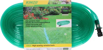 Produktbild von Flacher Bewässerungsschlauch Sprinkler Garten Rasen Sprühregner Rasensprenger Länge 10 Meter