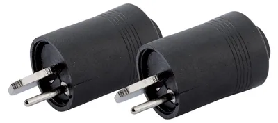 Produktbild von ViVanco™Lautsprecheranschlüsse Schwarz, Lautsprecheranschlüsse, Schwarz, Männlich, 1,5 mm, 2 Stück(e)