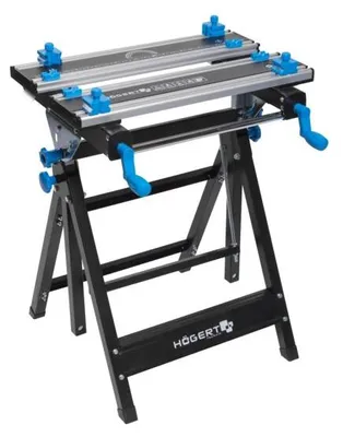 Produktbild von Werkbank, Aluminium, bis 100 kg – Bautisch Högert Technik